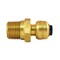 Apollo 1/4 in. (3/8 in. O.D.) Brass Push-To-Connect x 1/2 in. Male Pipe Thread Reducing Adapter FSBMA1412 - alternate 3